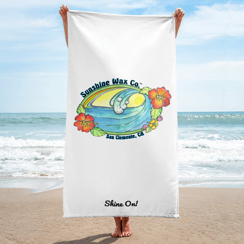 Sunshine Wax Co. Beach Towel
