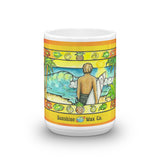 Sunshine Wax Co. Surfer Guy Mug