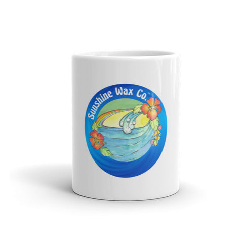 Sunshine Wax Co. Blue Decal Mug