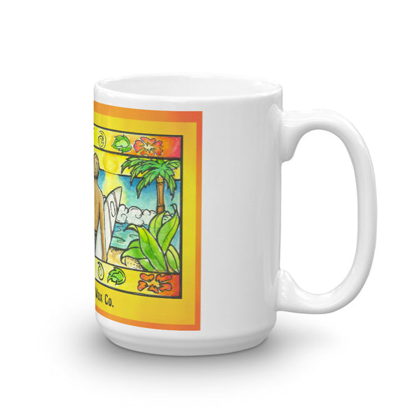 Sunshine Wax Co. Surfer Guy Mug