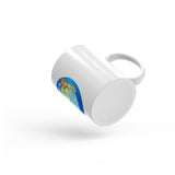 Sunshine Wax Co. Blue Decal Mug