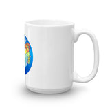 Sunshine Wax Co. Blue Decal Mug