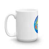 Sunshine Wax Co. Blue Decal Mug